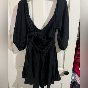 HYFVE black halter back dress. Size medium
